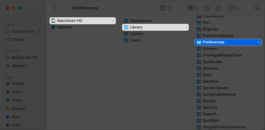 Select Drive Library Preferences