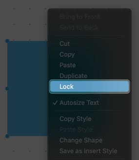 double click on a object select lock in freeform