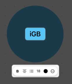 double click the shape type text format it in freeform