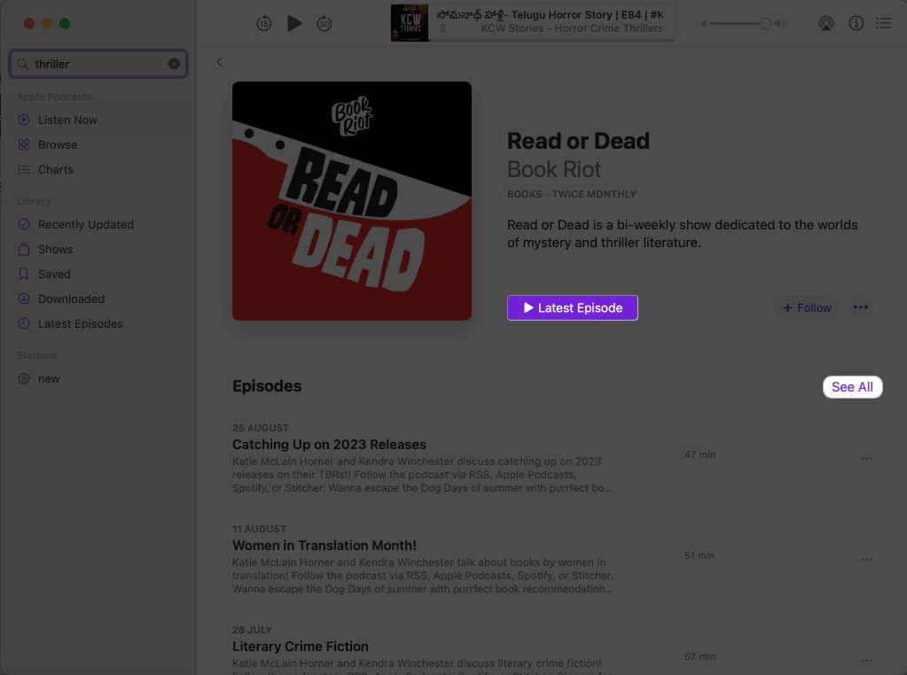 Click Latest Episode See All in Podcasts