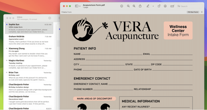Utilize autofill to quickly complete documents