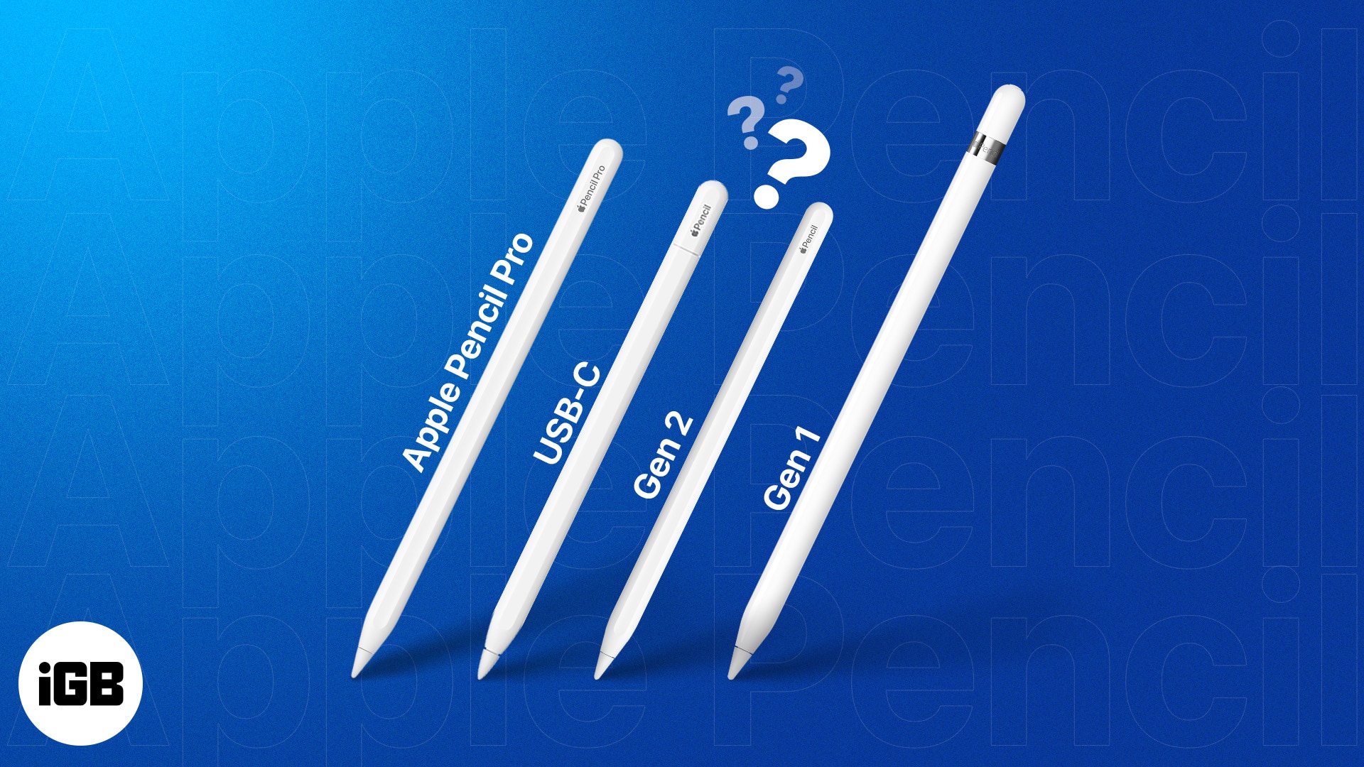 Apple Pencil Pro vs USB C 2 and 1