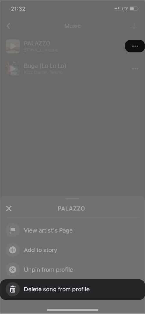 How to remove a song from your Facebook profile
