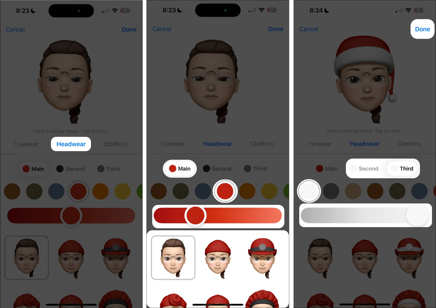 Select Headwear Select Santa Hat Headwear Tap Done