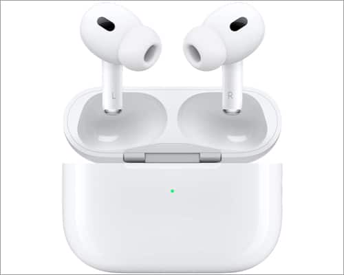 Apple AirPods Pro 2nd Generation Wireless Earbuds Up to 2X More Active Noise Cancelling
