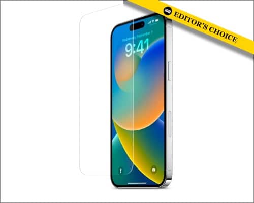 Belkin UltraGlass Screen Protector   Editors Choice