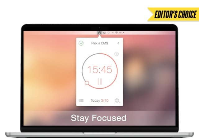 Be Focused time tracking app for Mac