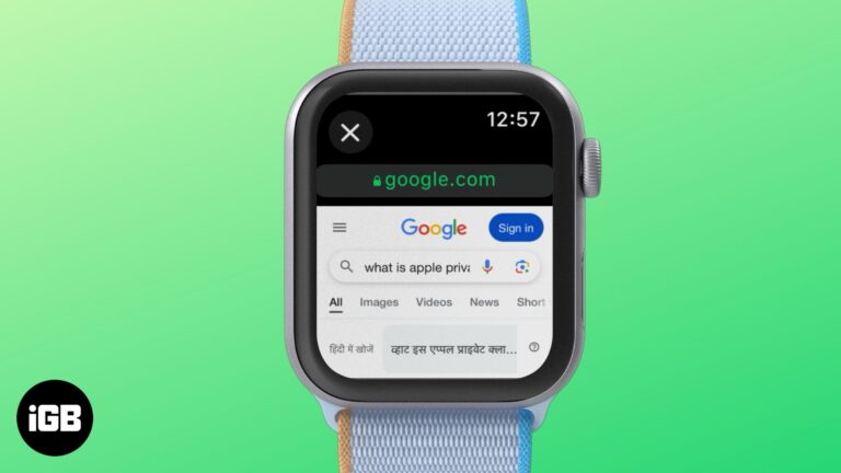 Browse the web on Apple Watch.