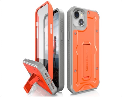 CaseBorne Rugged Kickstand Case for iPhone 14 Plus and Pro Max