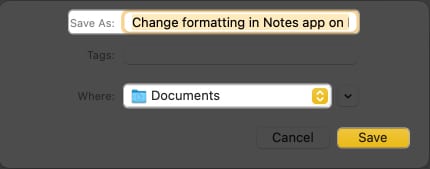 Change name location Save