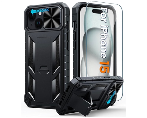 FNTCASE for iPhone 15 Protective Phone Case