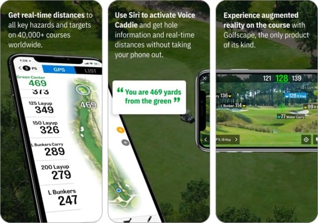 Golfshot Plus App for iPhone iPad and Apple Watch