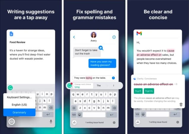 Grammarly Writing App for iPhone and iPad