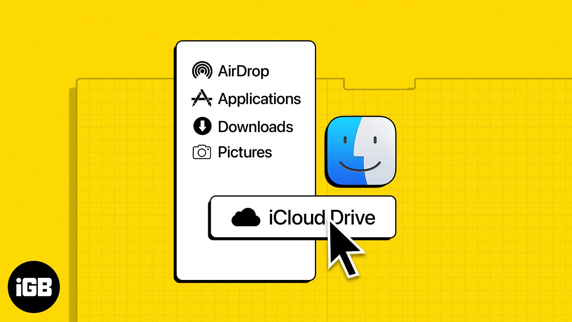 How to add icloud drive to finder sidebar on mac