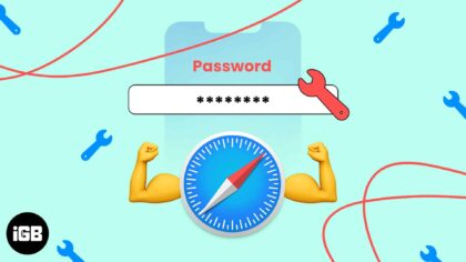 How to customize suggested strong passwords in safari on iphone