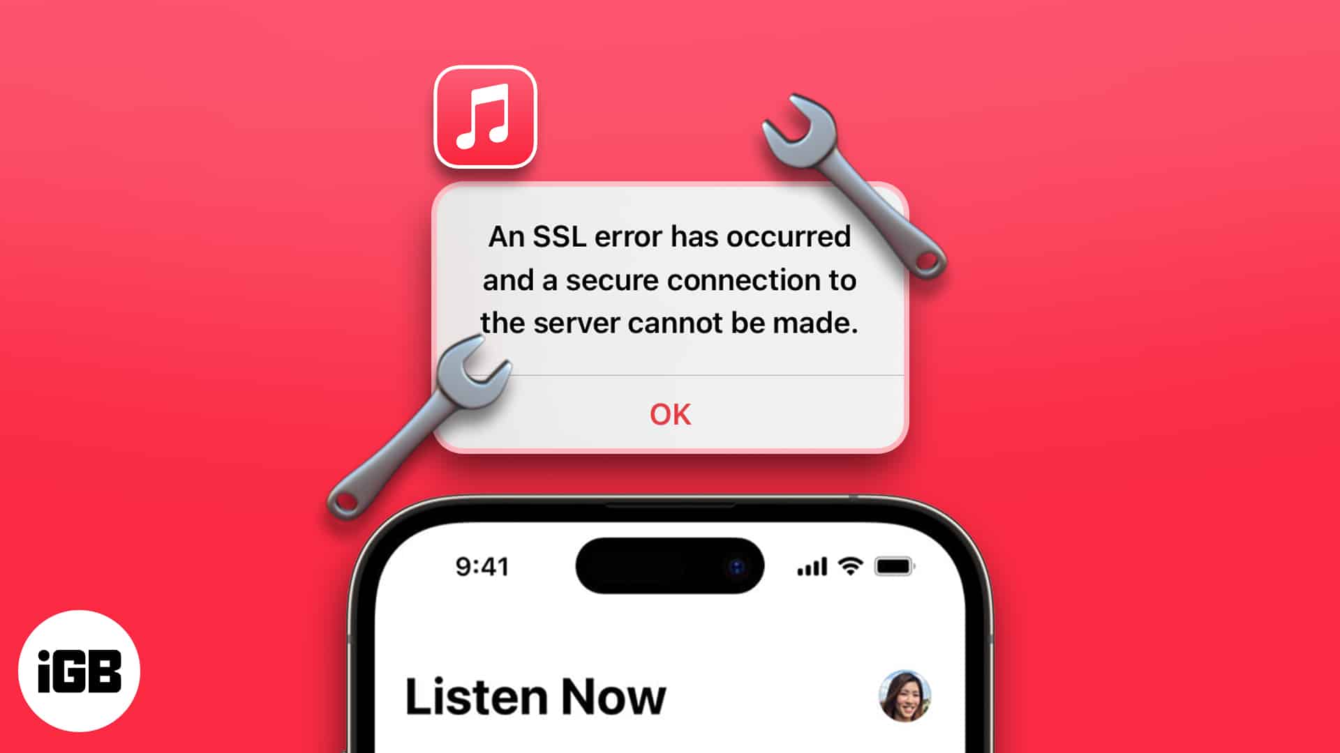 How to fix An SSL Error Has Occurred in Apple Music