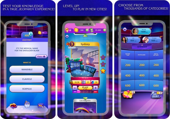 Jeopardy iPhone Trivia Game Screenshot