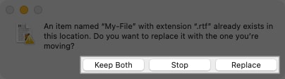 Moving files or folders with same name