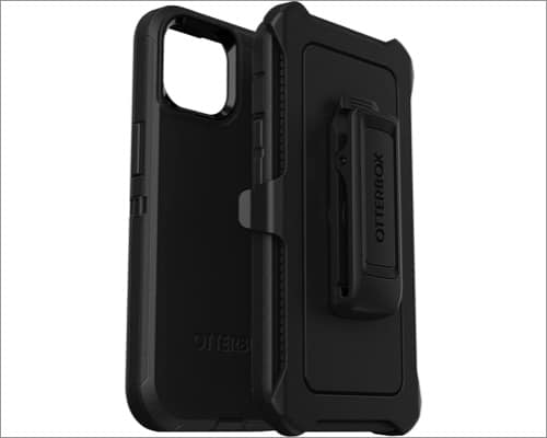 Otterbox Defender Series iPhone 14 Case in Black color