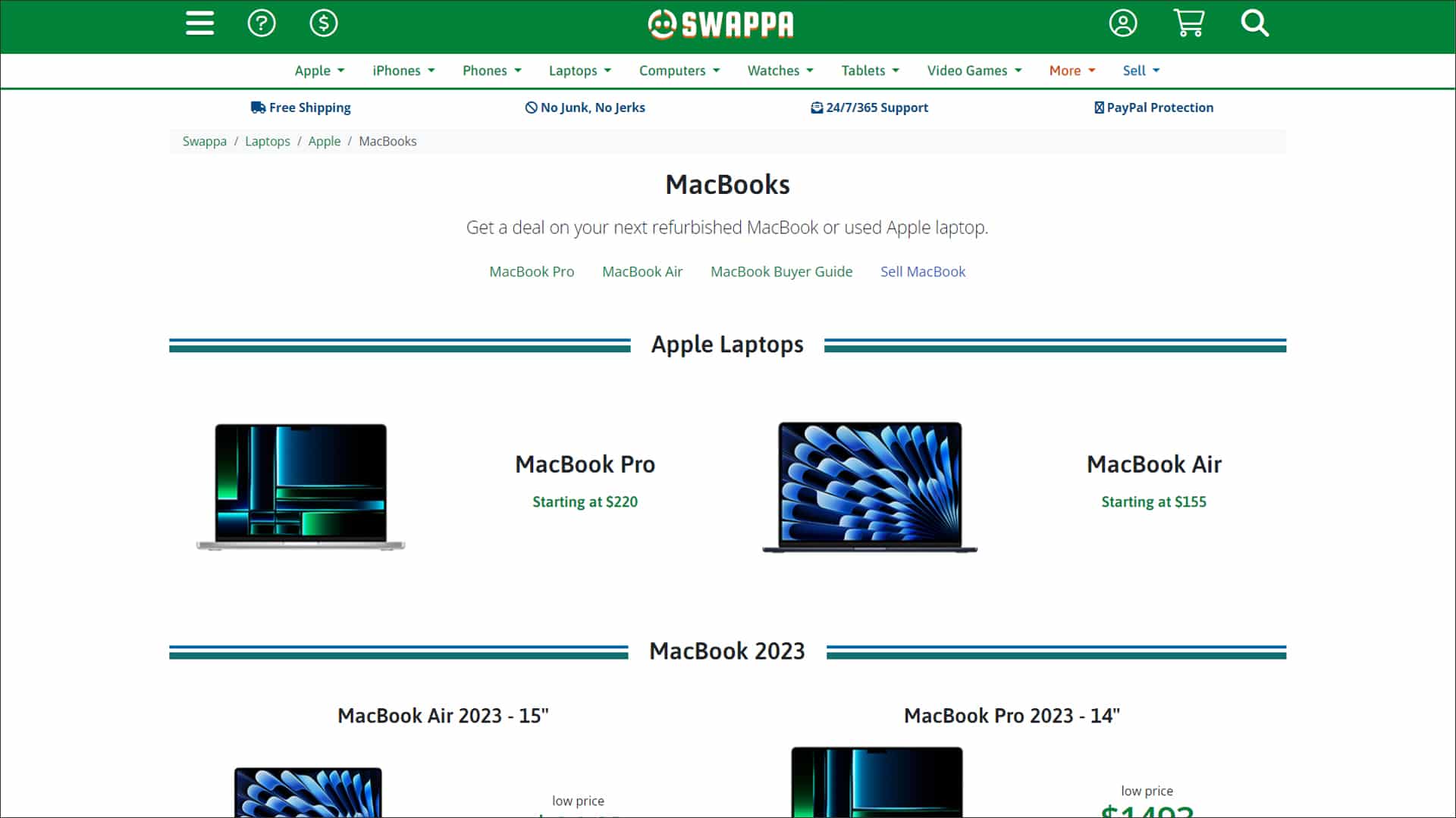 Swappa refurbished macbook
