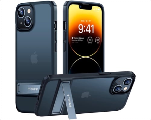 TORRAS MarsClimber case with stand designed for iPhone 14 and iPhone 14 Pro