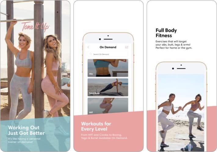 Tone It Up Workout  Fitness iPhone App Screenshot