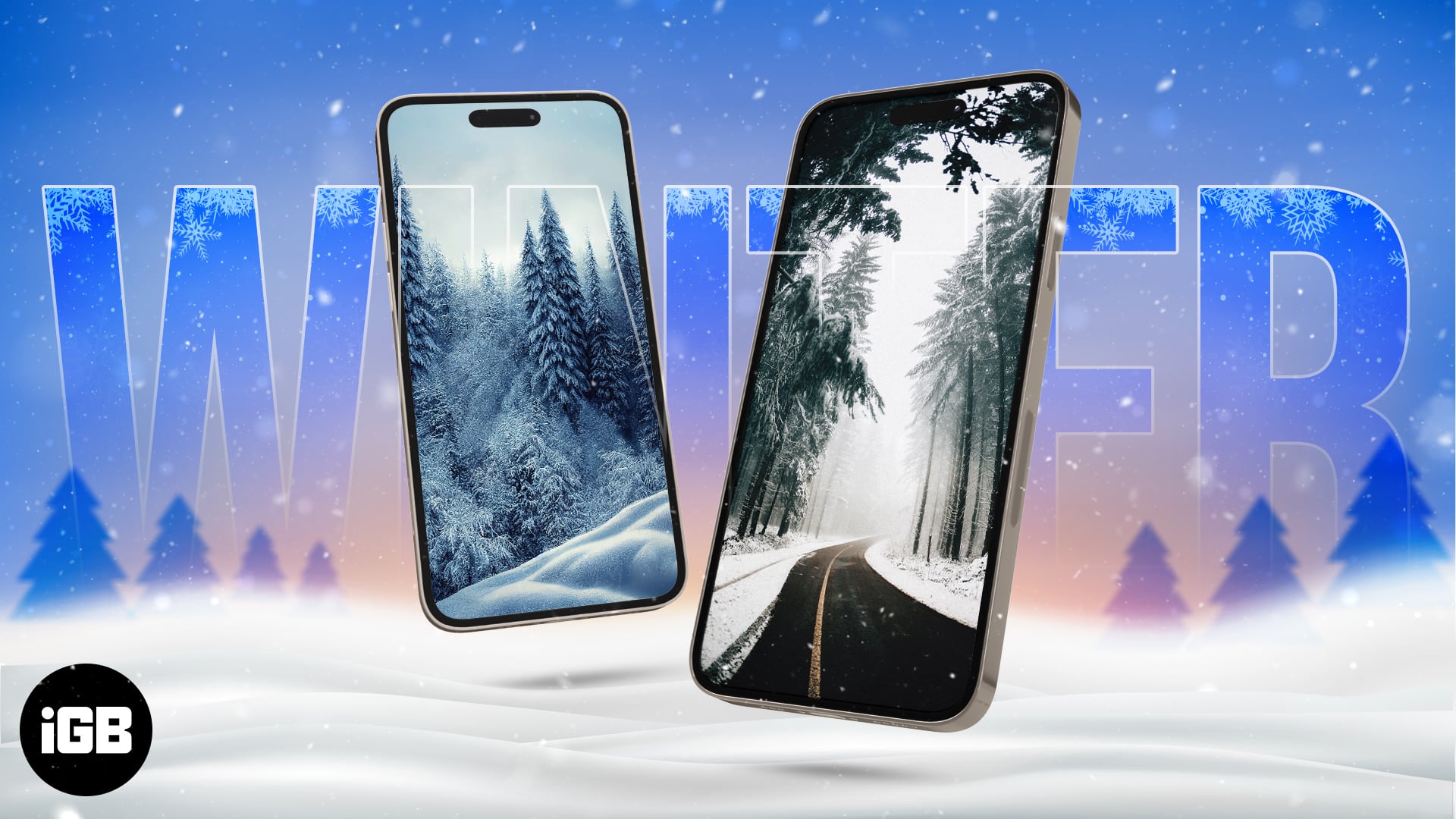 Winter wallpapers for iPhone