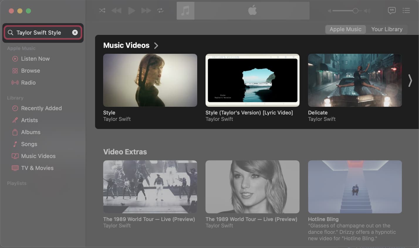 find music videos on mac from search 2