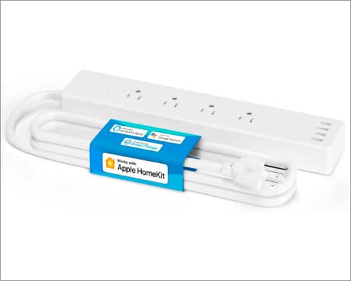 meross Smart Power Strip Compatible with Apple HomeKit