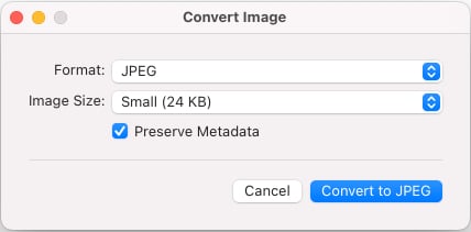 select format as jpeg select image quality as small click convert as jpeg in image compress