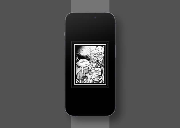 Vintage Black and White iPhone Wallpaper