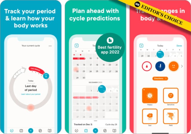 Clue Period  Cycle Tracker  for iPhone  iPad