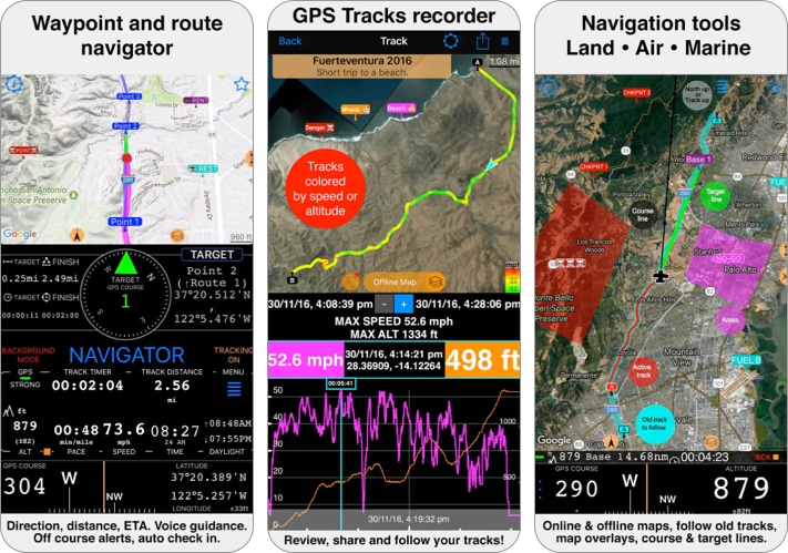 Compass 55 Map GPS kit iPhone App Screenshot