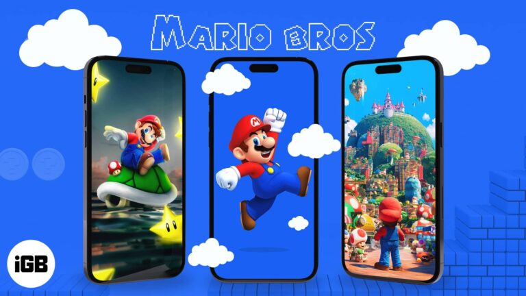 Cool Mario Bros wallpapers for iPhone