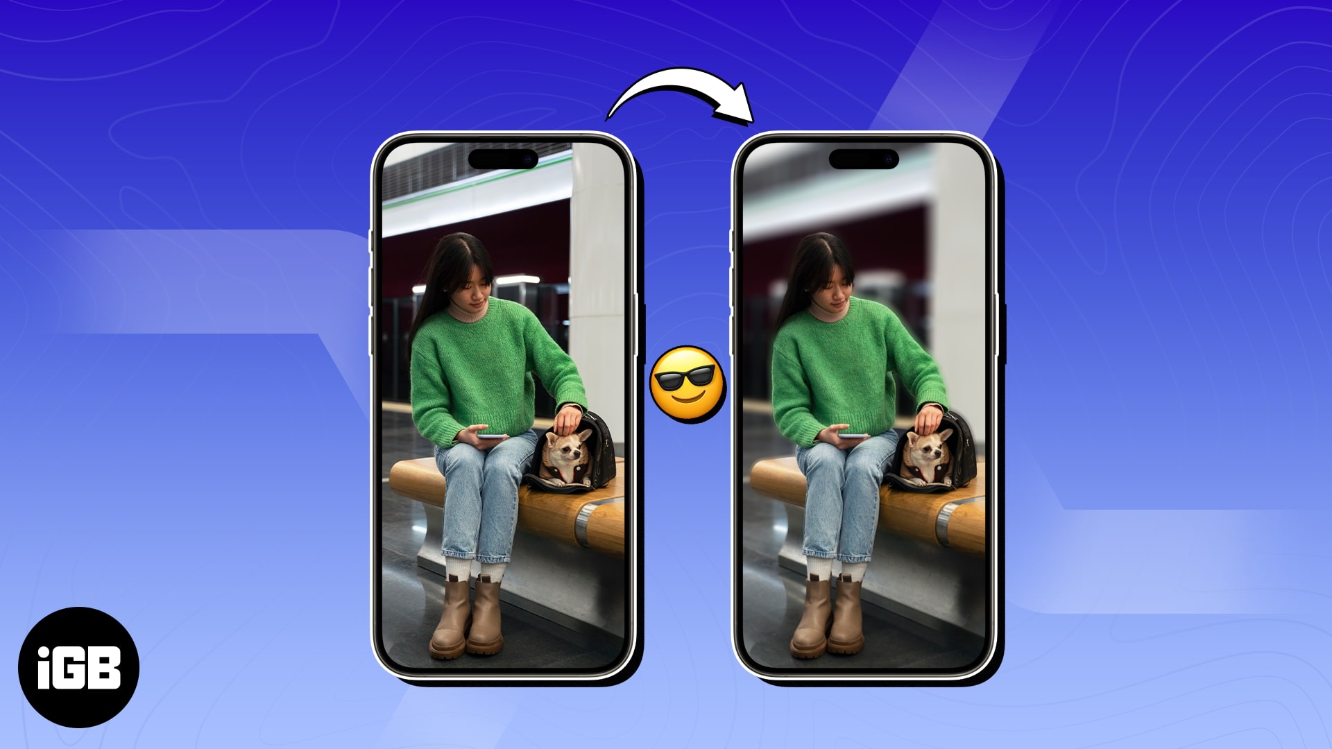 How to convert normal photos to portrait on iPhone