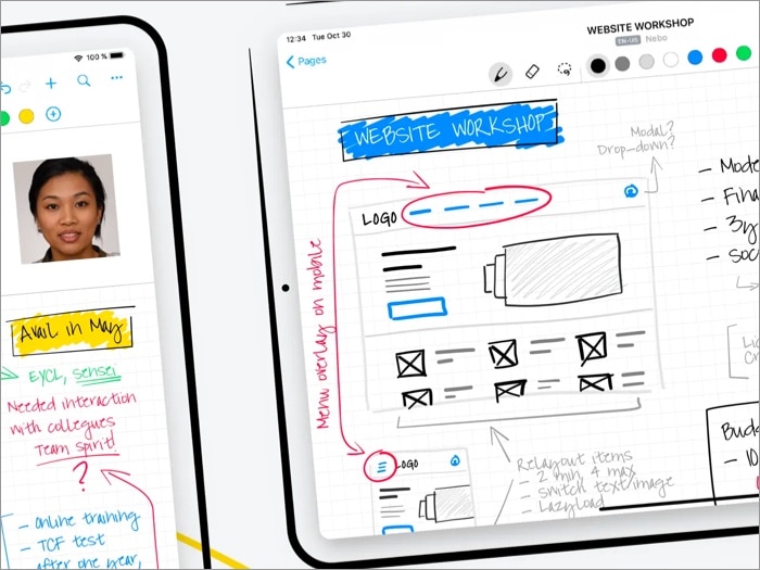 5 Nebo   Advance handwriting recognition 
