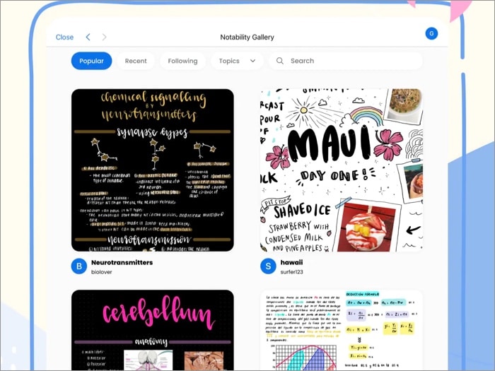 Notability    Best digital canvas app for iPad 