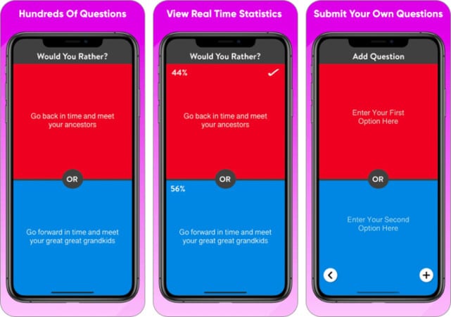What Would You Choose party game for iPhone and iPad