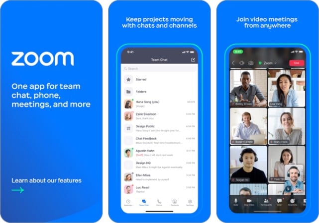 Zoom   One Platform to Connect iPhone Screenshot