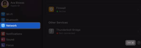 Click the three dots icon