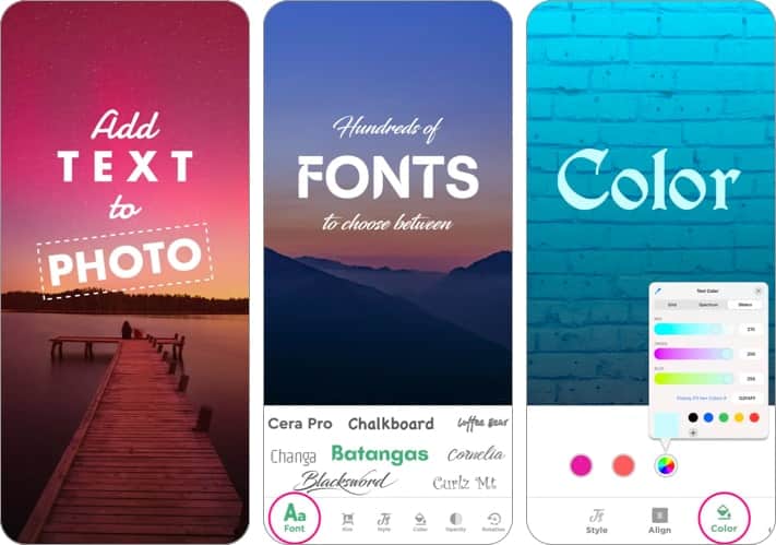 Add Text to Photos   Typorama