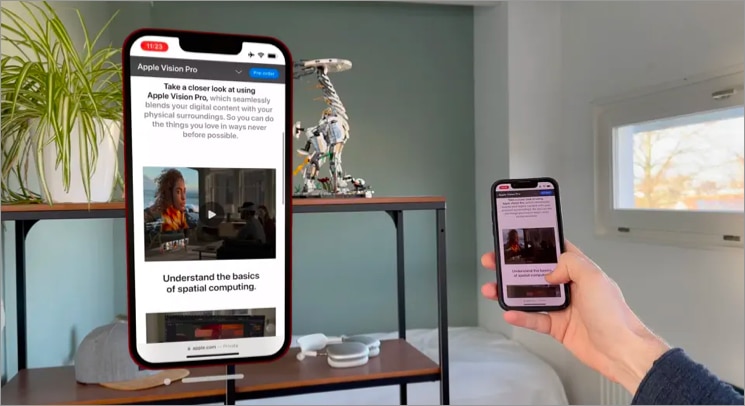 Bezel Device Mirroring App for Vision Pro 1