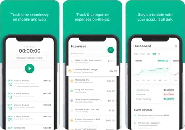 Bonsai Time Tracker  Invoices best for freelancers