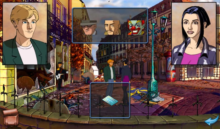 Broken Sword 1 iPhone and iPad Nintendo DS Game Screenshot