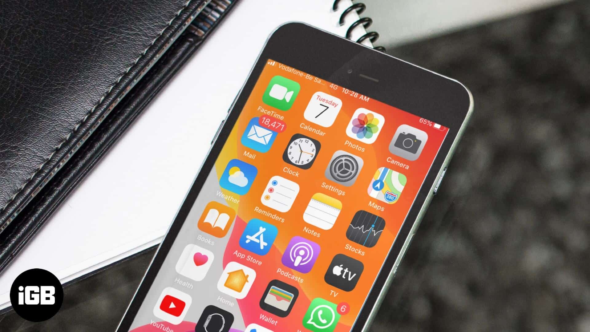 How to turn off unread email count badge on iphone or ipad