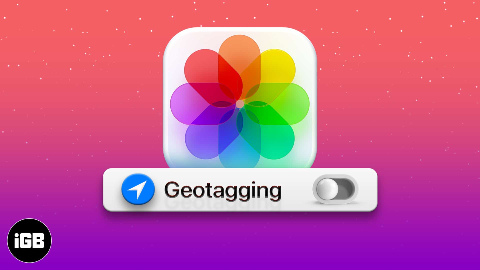 How to disable geotagging for photos on iphone or ipad