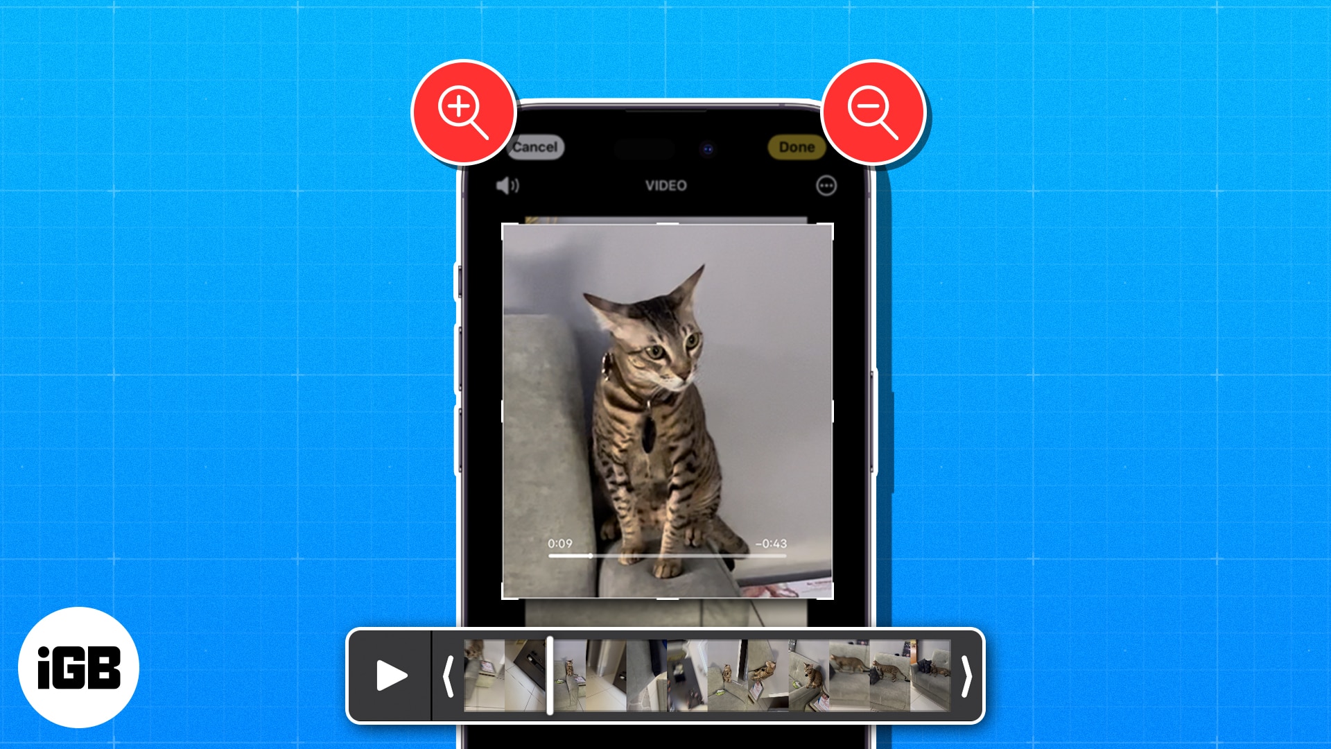 How to zoom in or zoom out of videos on iphone and ipad