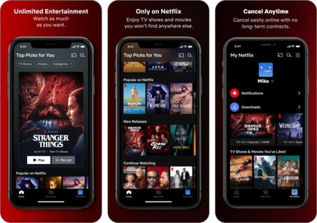 Netflix best Thanksgiving app for iPhone