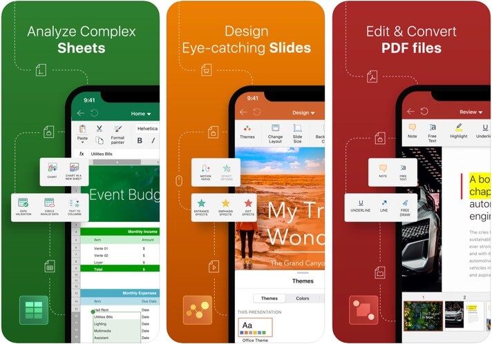 OfficeSuite  PDF editor iPhone and iPad App Screenshot
