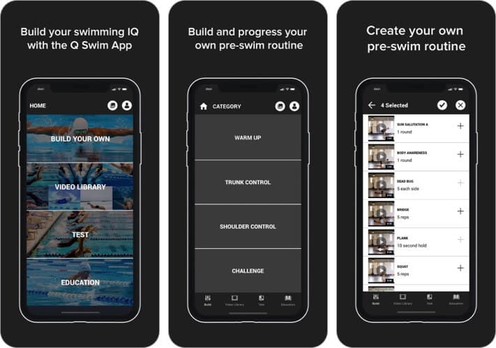 Q Swim iphone and ipad swimming app